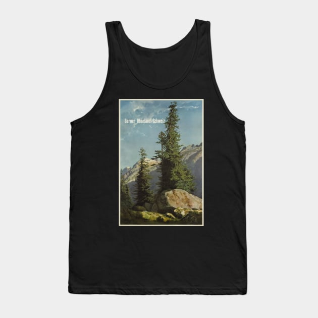 Berner Oberland,Switzerland,Travel Poster Tank Top by BokeeLee